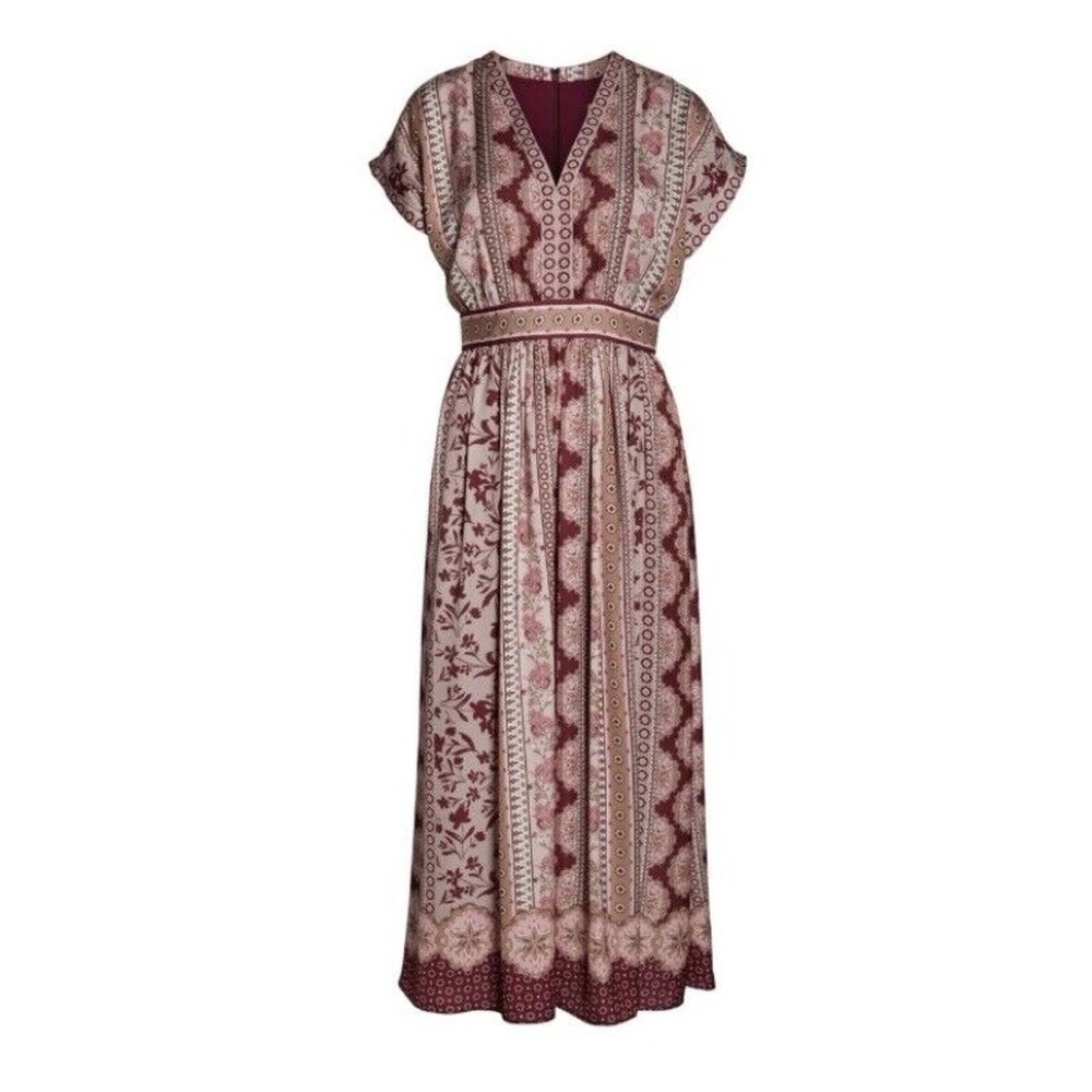 Gal Meets Glam Liza Boho Charmeuse Dress Womens Size 20/22 NWT $198 Summer - Picture 7 of 16